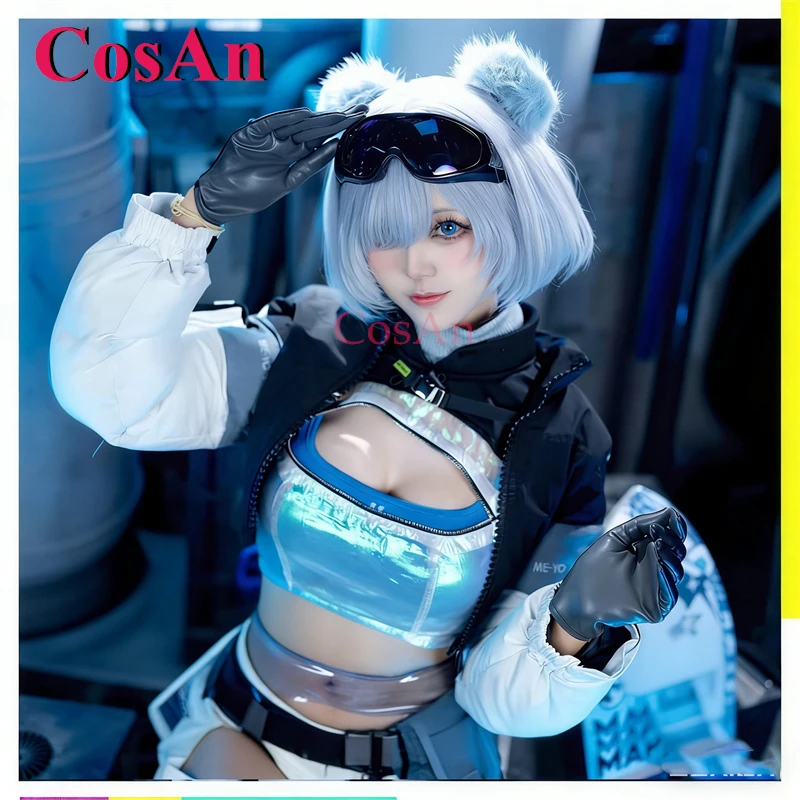 CosAn Game Arknights: Endfield SNOWSHINE Cosplay Costumes Fashion Sweet Lovely Uniforms Activity Party Role Play Clothing S-XL - immagine 2